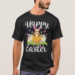 Paaseierhunt Floral Caïro Terrier Dog Pasen T-shirt