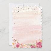 Paaseierjacht Bloemen Waterverf Uitnodiging (Achterkant)