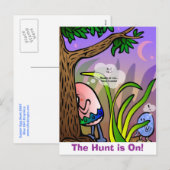 Paaseierjacht Briefkaart (Voorkant / Achterkant)