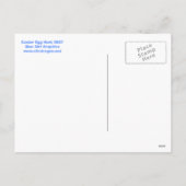 Paaseierjacht Briefkaart (Achterkant)