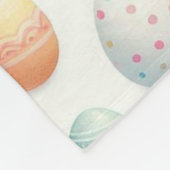 Paaseierjacht Fleece Deken (Hoek)