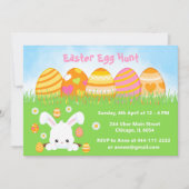 Paaseierjacht in geel, Sinaasappel en roze Kaart (Voorkant)