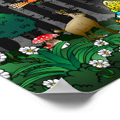 Paaseierjacht in het bos poster (Hoek)