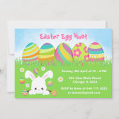 Paaseierjacht in roze, Paarse, groen Kaart (Voorkant)