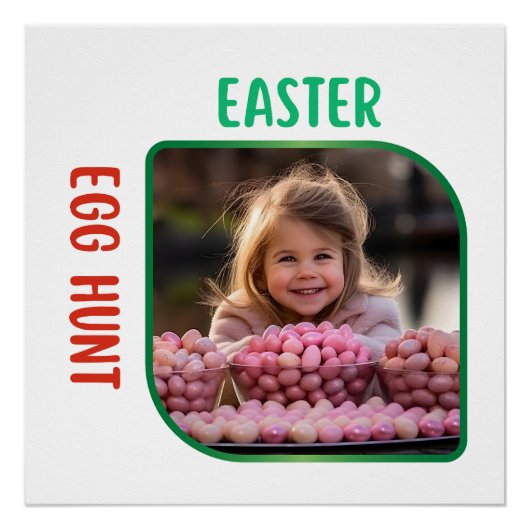 Paaseierjacht - konijntjes perfect poster (Voorkant)