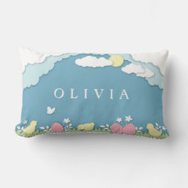 Paaseierjacht, lente feestdagen papercut naam kussen