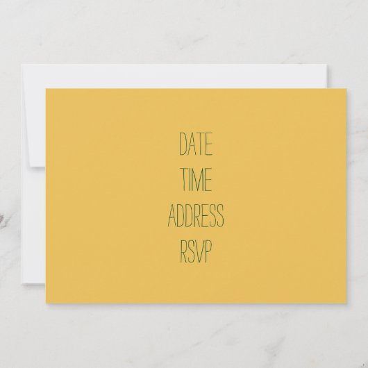 Paaseierjacht Paasfeest heup groen konijn Kaart (Achterkant)