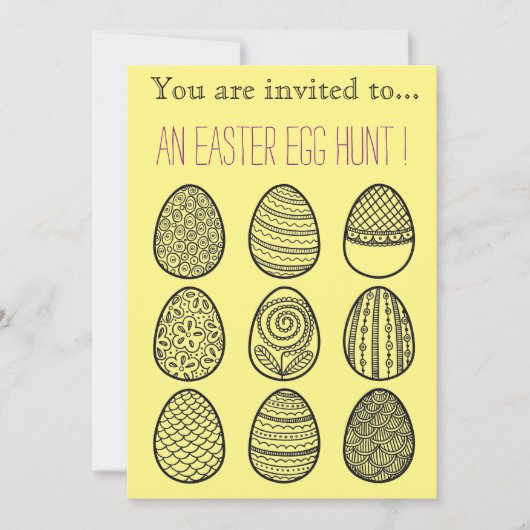 Paaseierjacht Paasfeest Kaart (Voorkant)