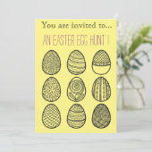 Paaseierjacht Paasfeest Kaart (Staand voorkant)
