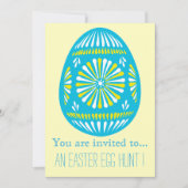 Paaseierjacht Paasfeest Paasei Kaart (Voorkant)