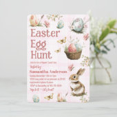 paaseierjacht |  Pastel Pasen Kaart (Staand voorkant)