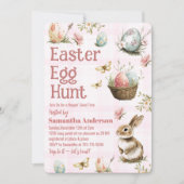 paaseierjacht |  Pastel Pasen Kaart (Voorkant)
