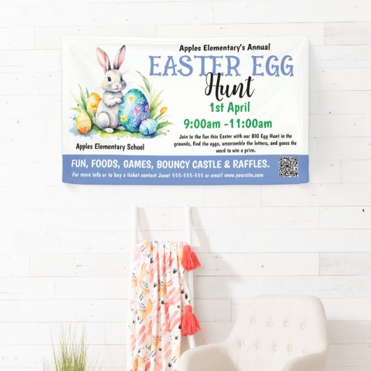 PAASEIERJACHT PTO PTA Kerk Banner (Insitu)