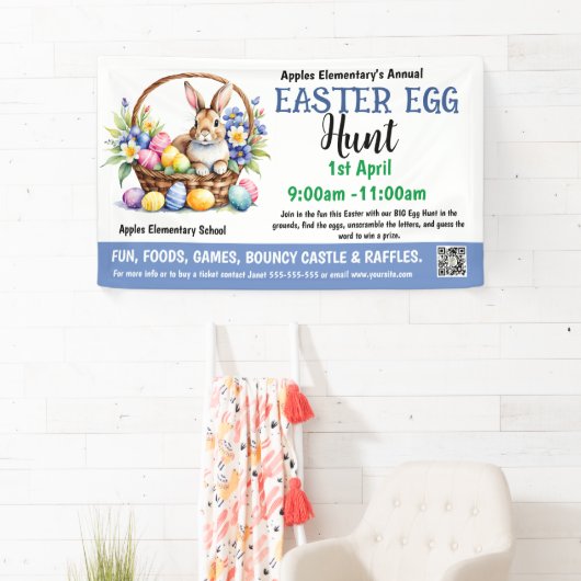 PAASEIERJACHT PTO PTA Kerk Banner (Insitu)