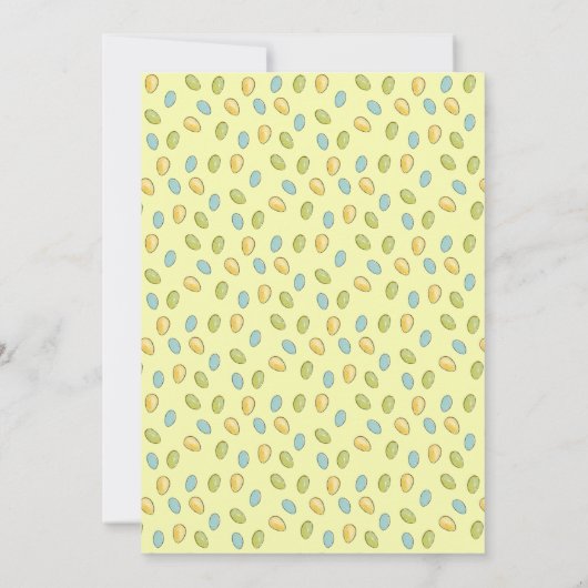 Paaseierjacht Schattige konijn konijn schilderij g Kaart (Achterkant)