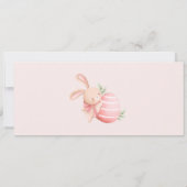 Paaseierjacht uitnodiging, paasfeest kaart (Achterkant)