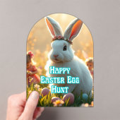 Paaseierjachtdag Acryl Uitnodigingen (Insitu (Draagbaar))