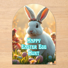 Paaseierjachtdag Acryl Uitnodigingen