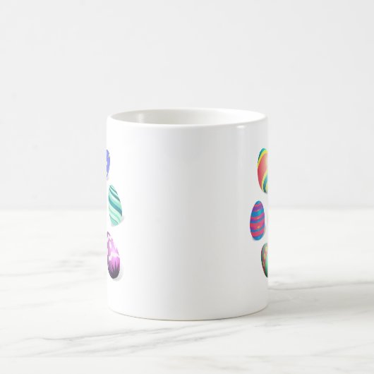 Paaseierkleurig roosterrooster koffiemok (Center)