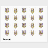 Paaseierkoekjes - Cavalier - Blenheim Hart Sticker (Vel)