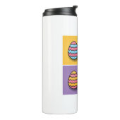 Paaseierkunst Pop esthetisch Thermosbeker (Gedraaid links)