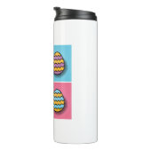 Paaseierkunst Pop esthetisch Thermosbeker (Geroteerd rechts)