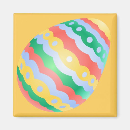 Paaseiermagneten — Festive Easter Egg Decorations Magneet (Voorkant)