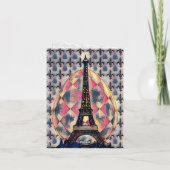 Paaseieroliefabriek, Paris Fleur-de-lis Feestdagen Kaart (Achterkant)