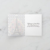 Paaseieroliefabriek, Paris Fleur-de-lis Feestdagen Kaart (Binnen)