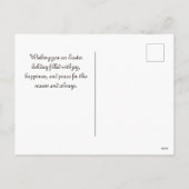 Paaseieroliefabriek, Paris Fleur-de-lis Feestdagenkaart (Achterkant)