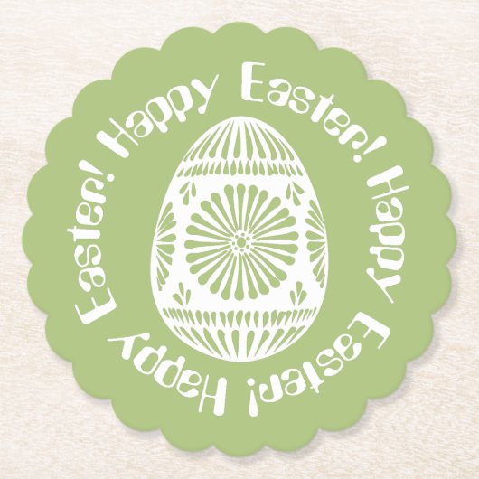 Paaseierpapier onderzetters 1 (Voorkant)