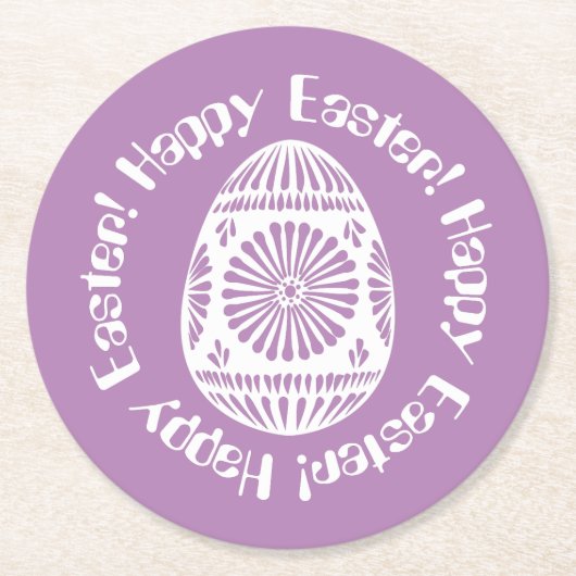 Paaseierpapier onderzetters 2 (Voorkant)