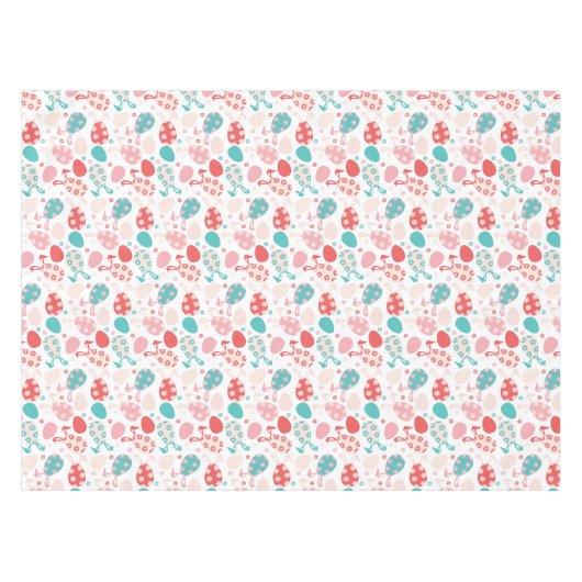 Paaseierpasteien Bunny Ears Pattern Tafelkleed (Voorkant (Horizontaal))