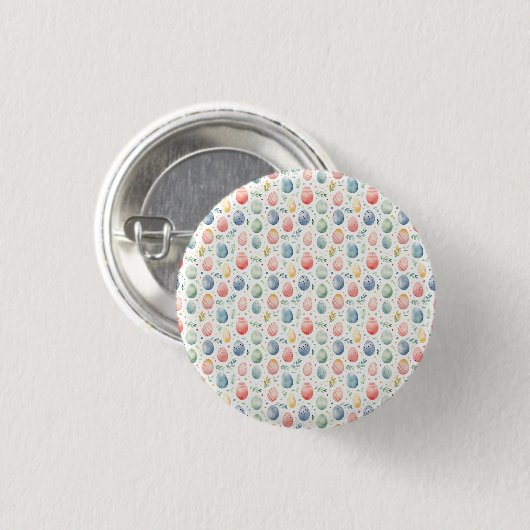 paaseierpastel serenade ronde button 3,2 cm (Voorkant /achterkant)