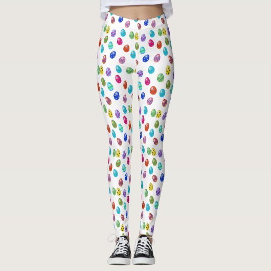 Paaseierpatroon Leggings (Voorkant)