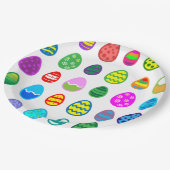 Paaseierpatroon Papieren Bordje (Gekanteld)