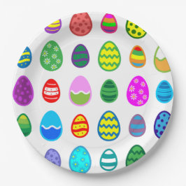 Paaseierpatroon Papieren Bordje
