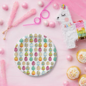 Paaseierpatroon Papieren Bordje (Feest)