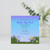 Paaseiershunt - 5,25-inch vierkant save the date (Staand voorkant)