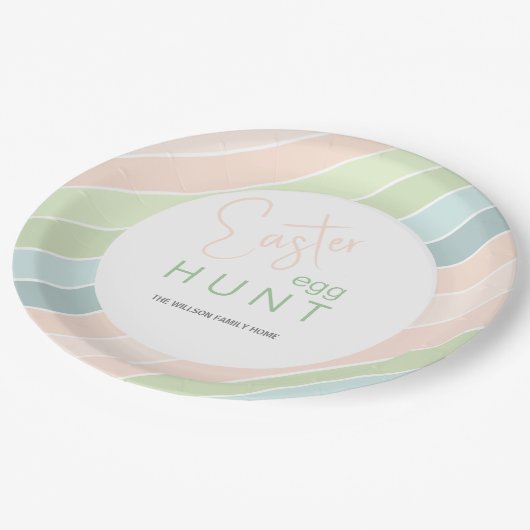 Paaseiershunt Creamy Ice Cream Papieren Bordje (Gekanteld)