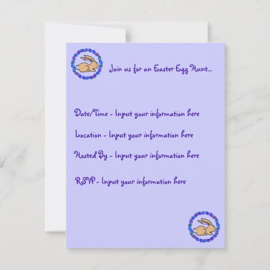 Paaseiershunt! Kaart (Achterkant)