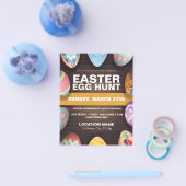 Paaseiershunt met paaseieren flyer (Enkel)