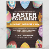 Paaseiershunt met paaseieren flyer (Voorkant)