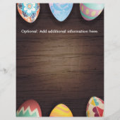 Paaseiershunt met paaseieren flyer (Achterkant)