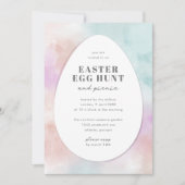 Paaseiershunt met Waterverf van pasta Kaart (Voorkant)