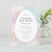 Paaseiershunt met Waterverf van pasta Kaart (Staand voorkant)