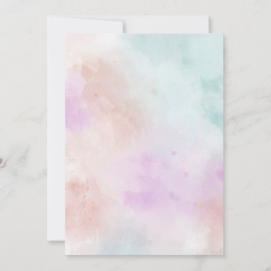 Paaseiershunt met Waterverf van pasta Kaart (Achterkant)