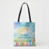 Paaseierstaartje | Vrolijk Pasen Tote Bag (Voorkant)