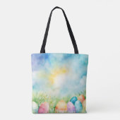 Paaseierstaartje | Vrolijk Pasen Tote Bag (Achterkant)