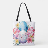 Paaseierstaartje | Vrolijk Pasen Tote Bag (Achterkant)